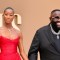 Social Media Praises Rick Ross For Keeping A Black Queen After Sharing Sweet Smooches With Jazzma Kendrick