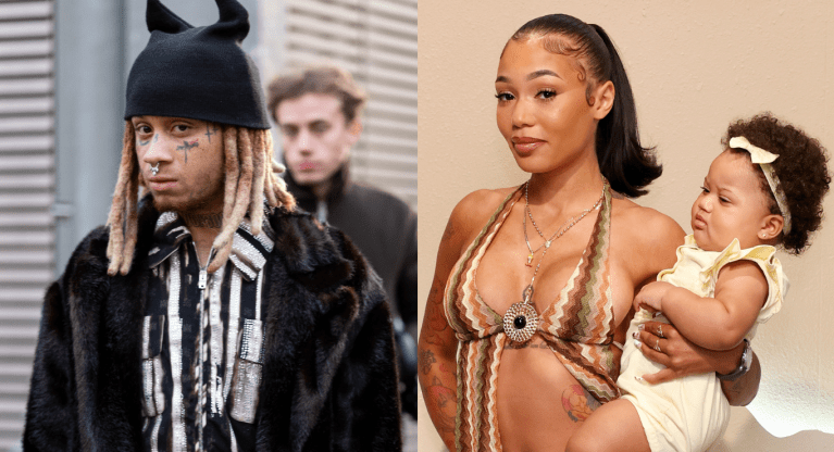 Yikes! Trippie Redd Seemingly Calls Coi Leray A Female Dog While Claiming He’s Not Allowed To See Daughter Miyoco Trippie Redd Coi Leray Tweets Female Dog Not Allowed See Daughter Miyoco
