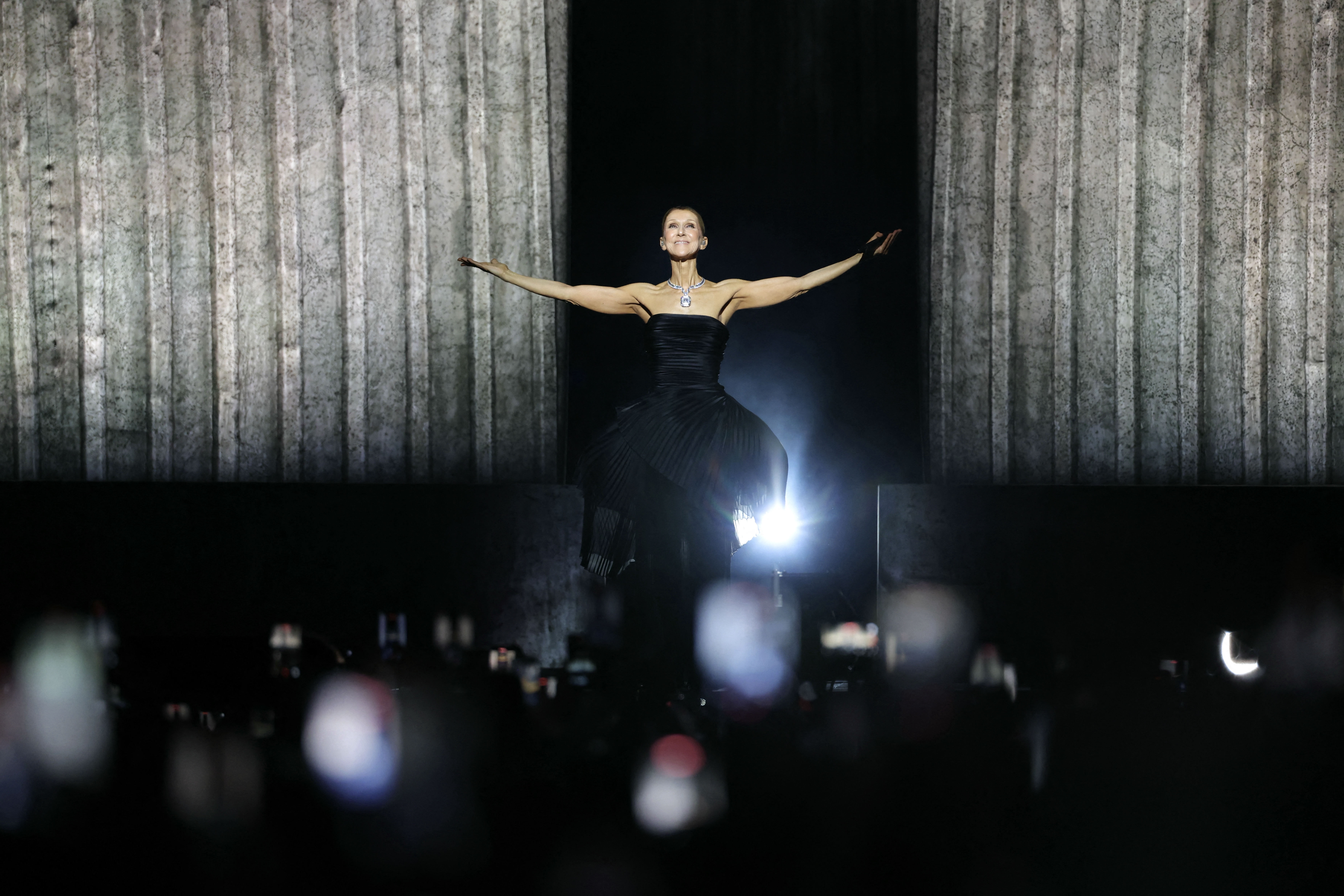 Celine Dion Makes On-Stage Comeback Six Years Into Battle With Stiff Person Syndrome (VIDEOS)