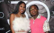 Deiondra Sanders message Jacquees mother Rosie Demetria Thompson parenting son public Snow Jacquees Sanders-Broadnax co-parenting