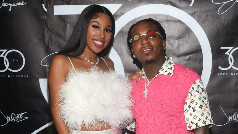 Deiondra Sanders message Jacquees mother Rosie Demetria Thompson parenting son public Snow Jacquees Sanders-Broadnax co-parenting