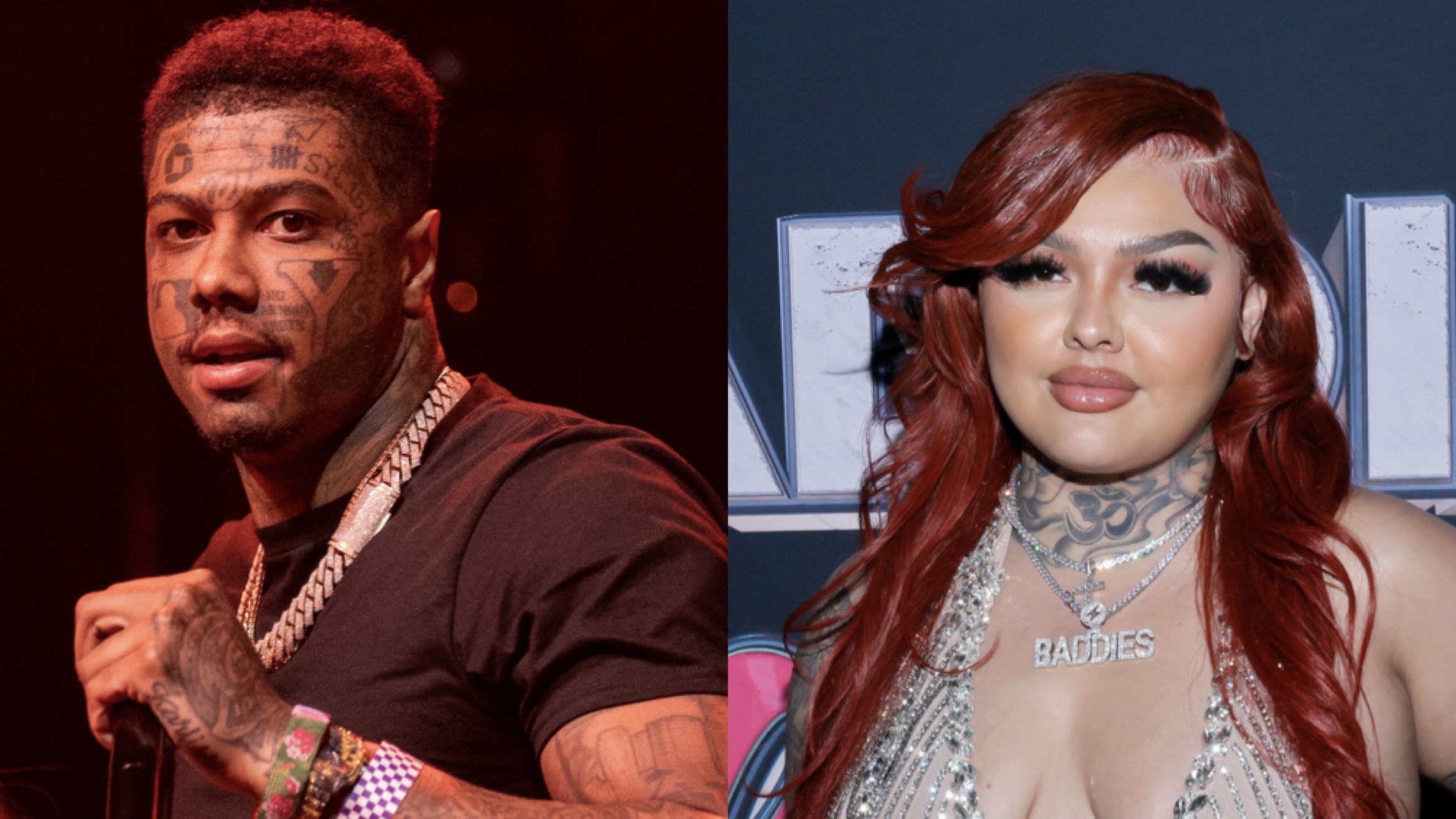 Internet Hypes Up Nevaeh Akira As Clip Shows Blueface FaceTiming Jaidyn Alexis & Pinkface During Outing With His Other Women