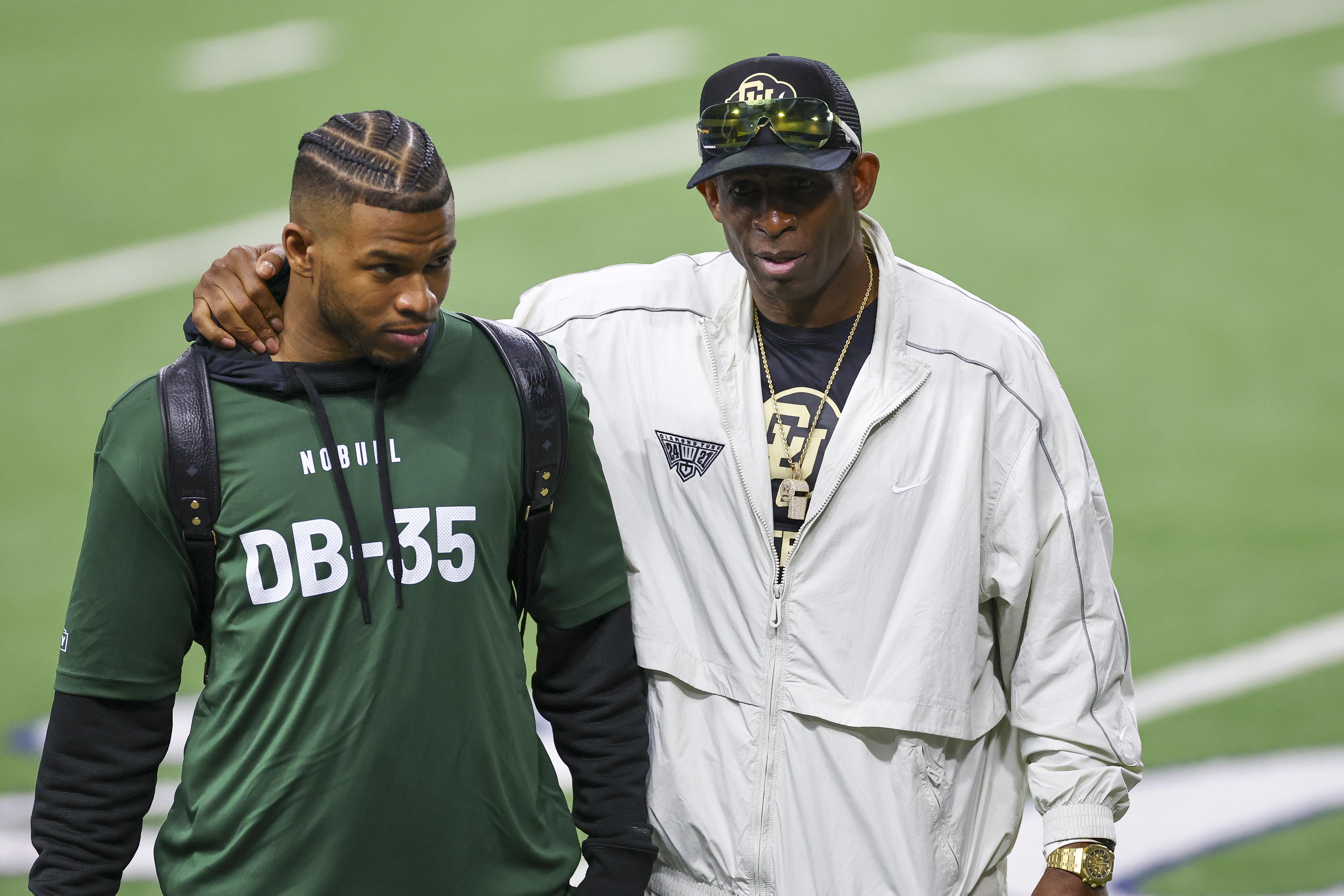 Now Sir! Shilo Sanders Jokes About Avoiding Eye Contact With Deion Sanders’ Foot Before His New Prosthetic Toes (VIDEO)